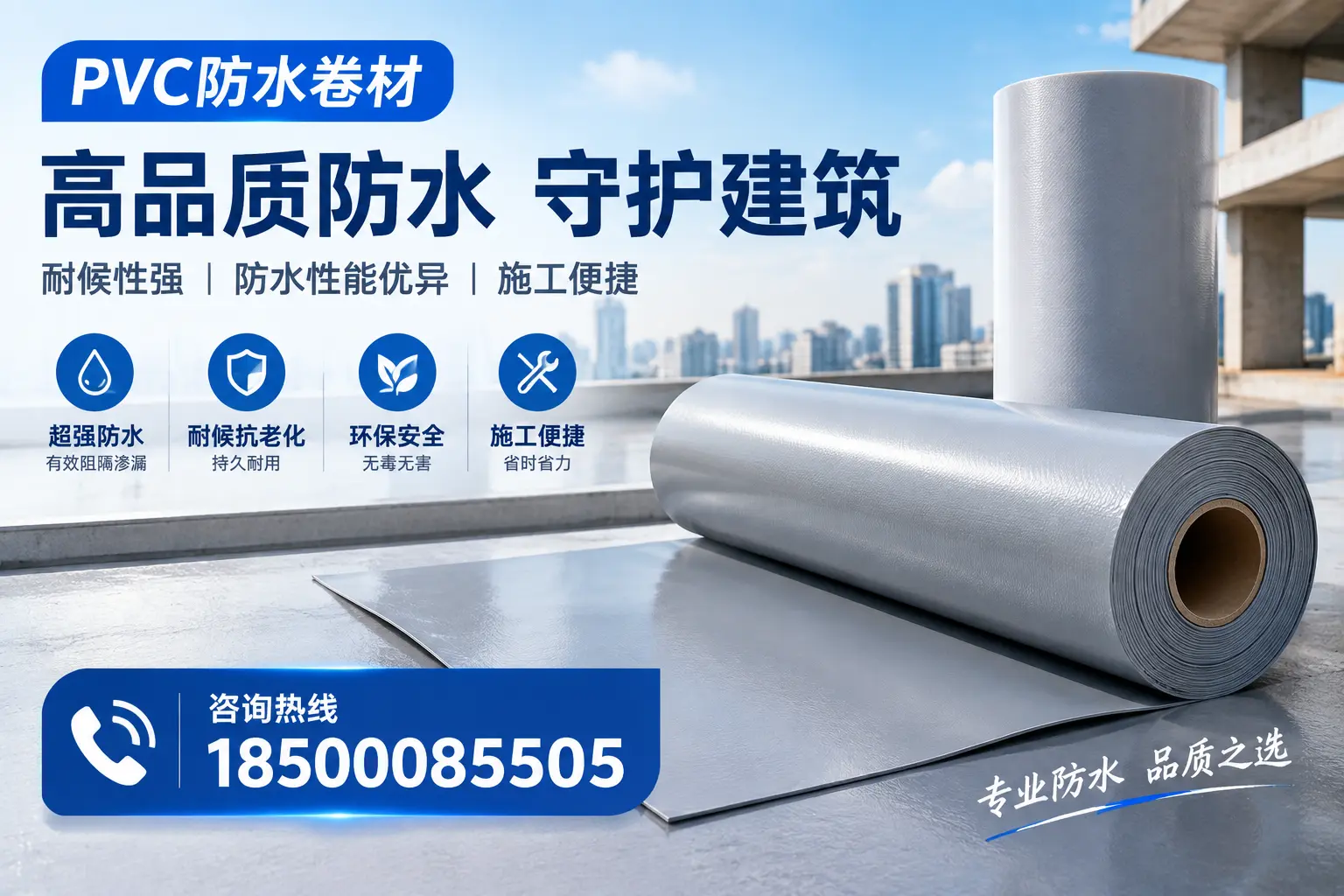 PVC防水卷材的防水效果评测，适合怒江的科学依据